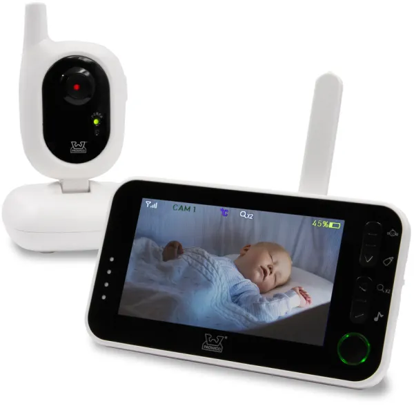 Padwico V8 babyalarm - video - genopladeligt batteri