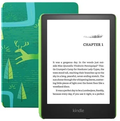 Amazon Kindle Paperwhite 5 16GB Kids Edition - Black (incl. Emerald Forest Cover)